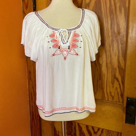 Alya embroidered & beaded peasant top - Picture 8 of 12